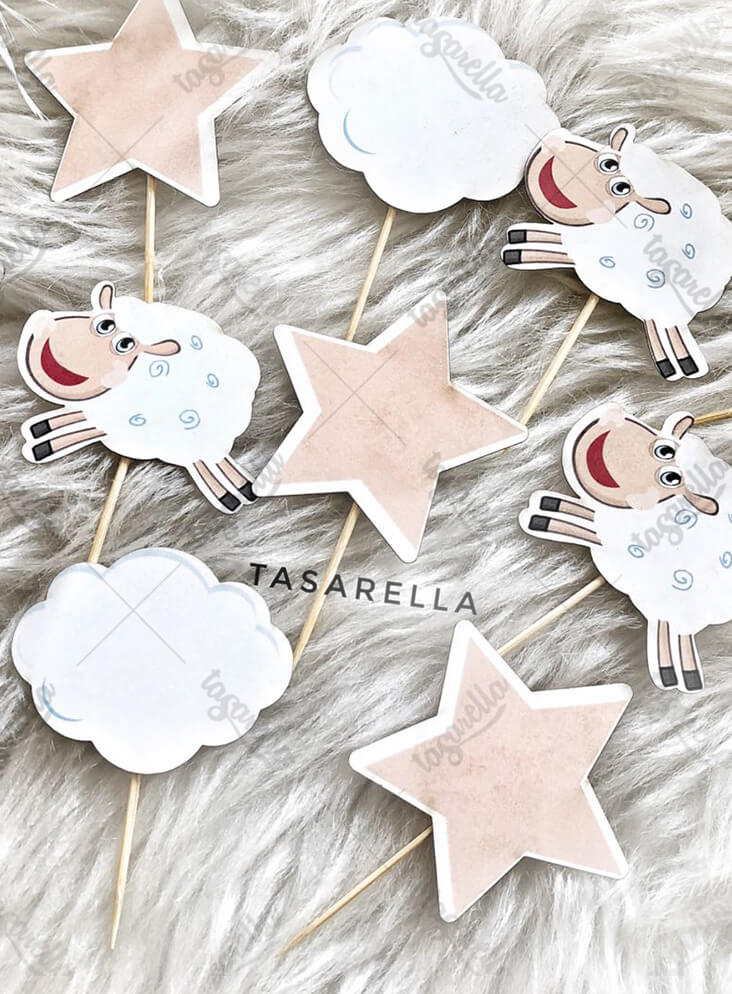 kuzu-tema-cupcake-süsleri