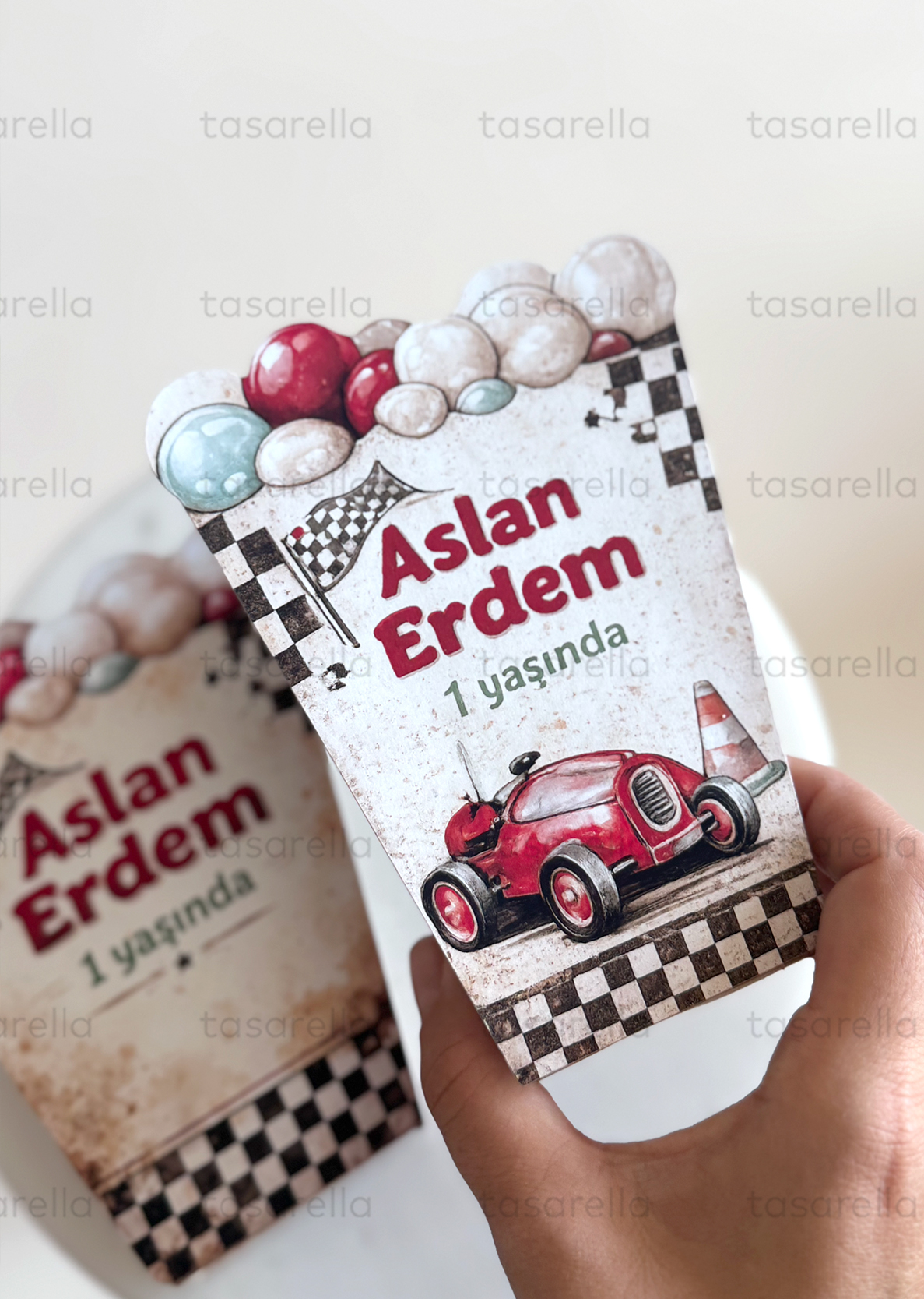 araba temali popcorn