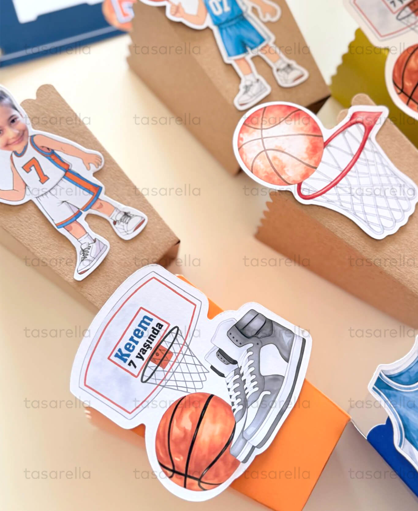basketbol temali popcorn kutularii