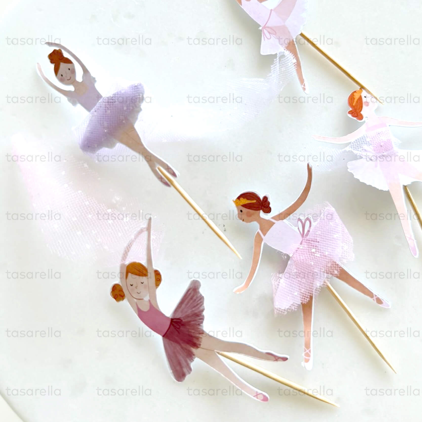 balerin temali cupcake süsü