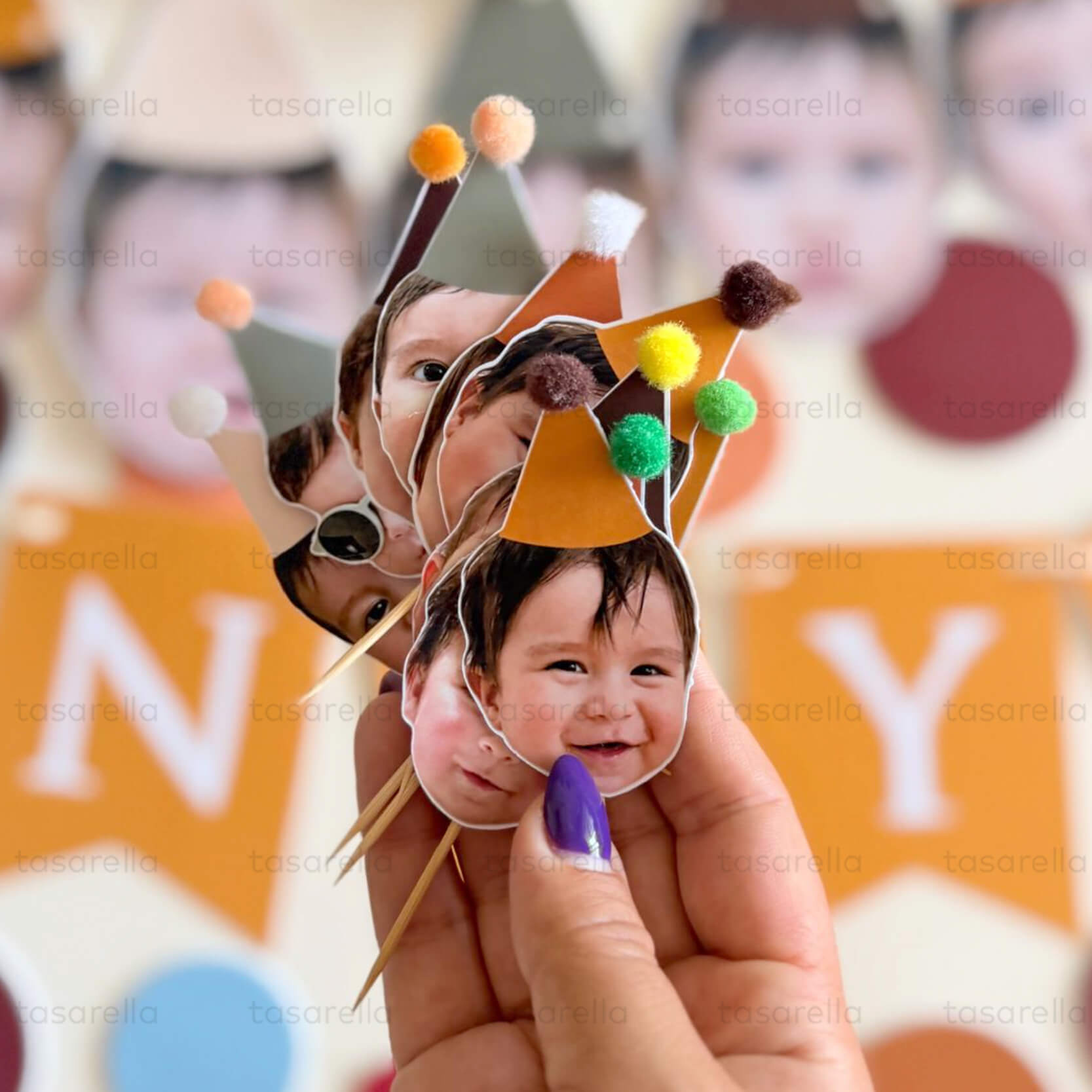 fotolu cupcake süsü