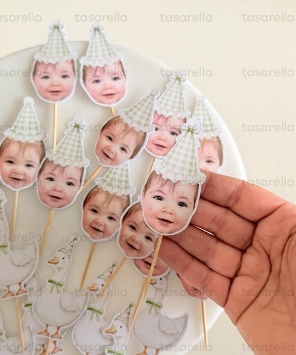 Fırfırlı Şapka Temalı Cupcake Süsü