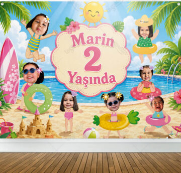 Yaz Temalı Parti Branda Afiş