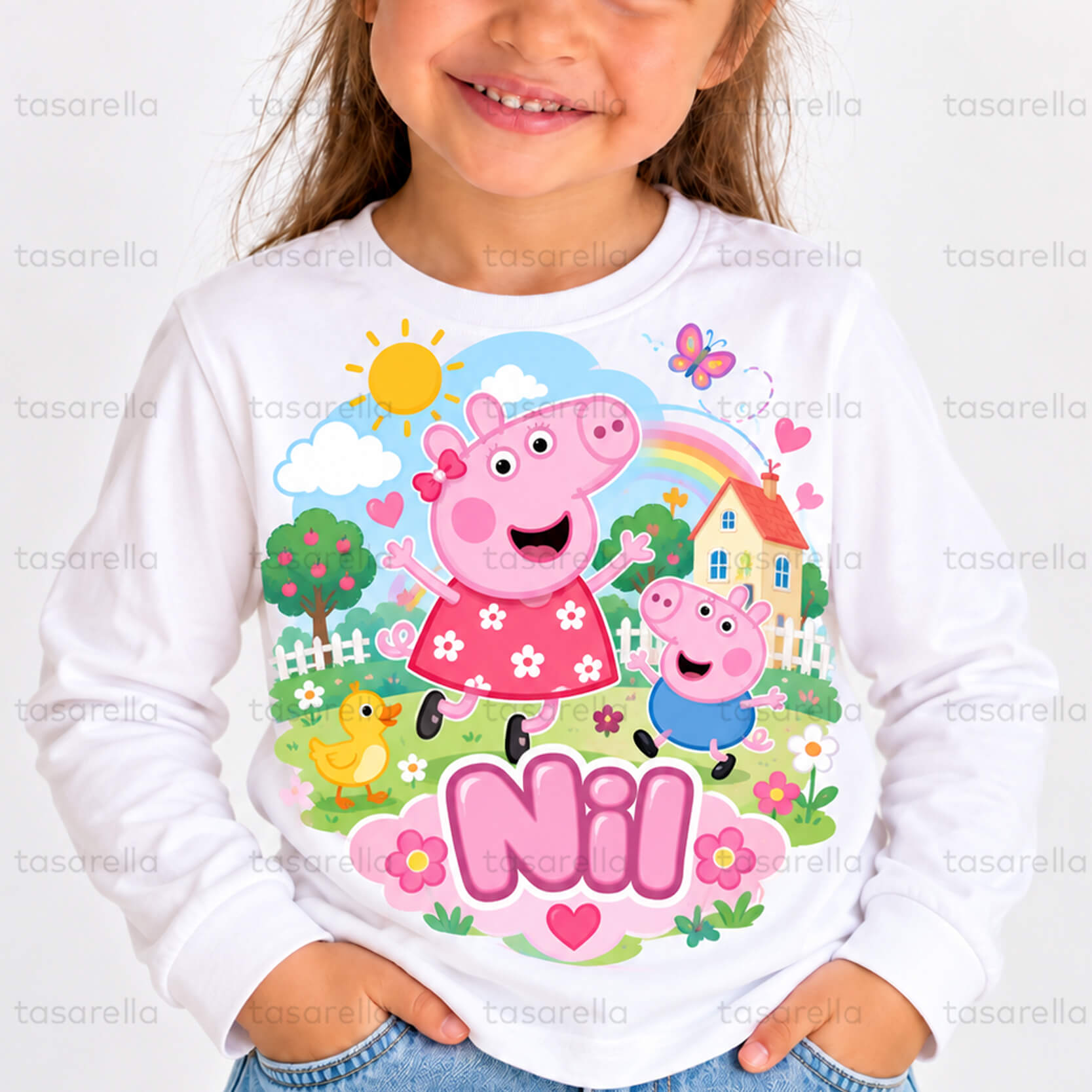 Peppa pig temalı tsort set