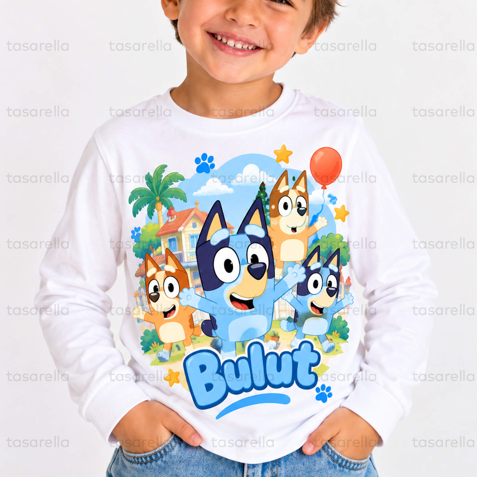 bluey temali tsort