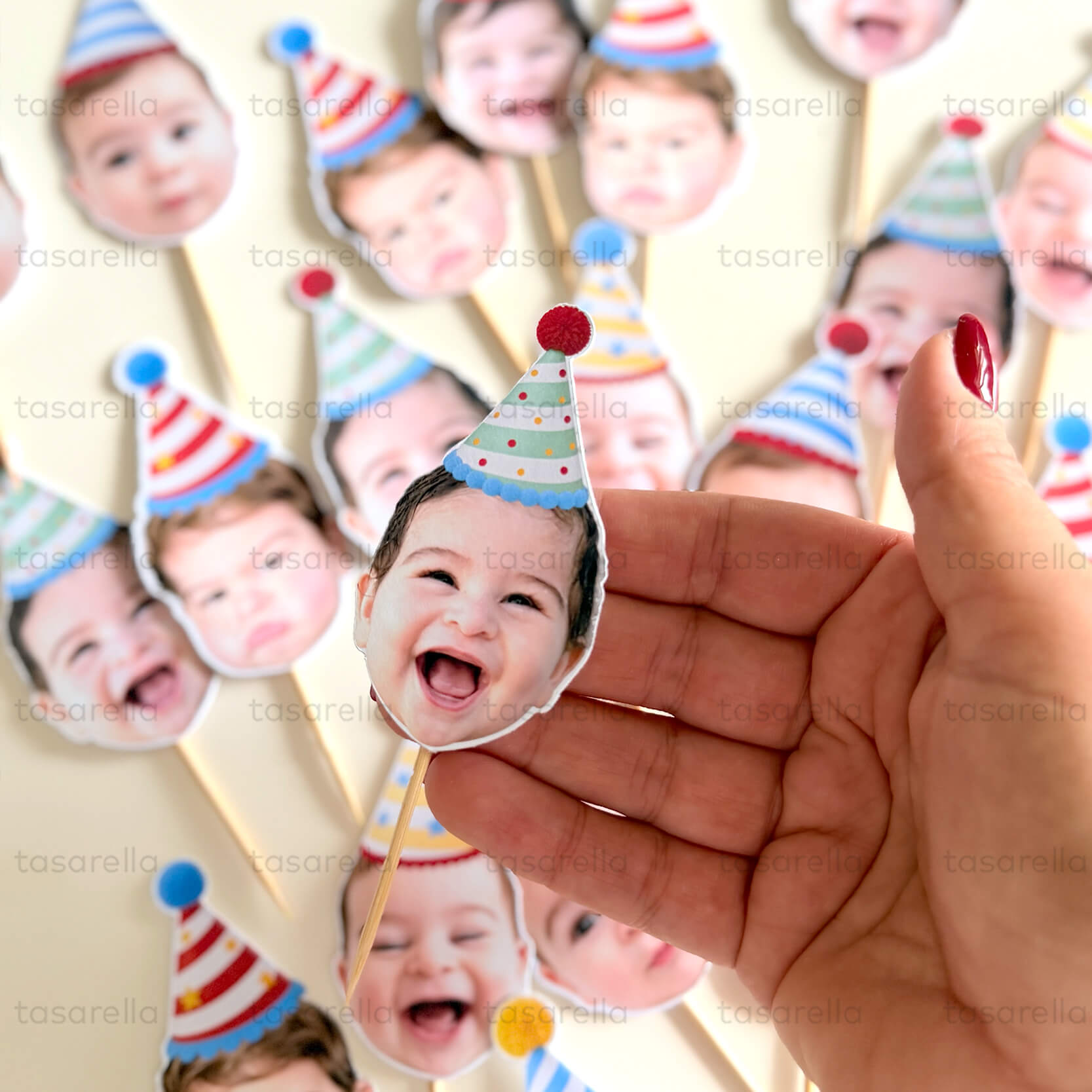 fotografli cupcake süsü-