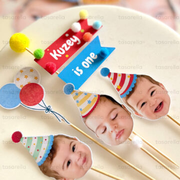 Renkli Fotoğraf Temalı Özel Pasta Süsü