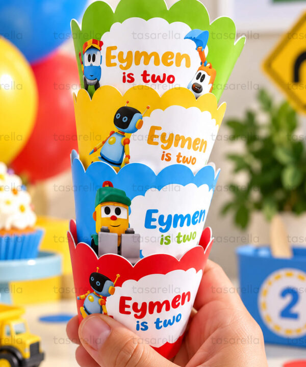 Kamyon Leo  Temalı Cupcake Sargıları