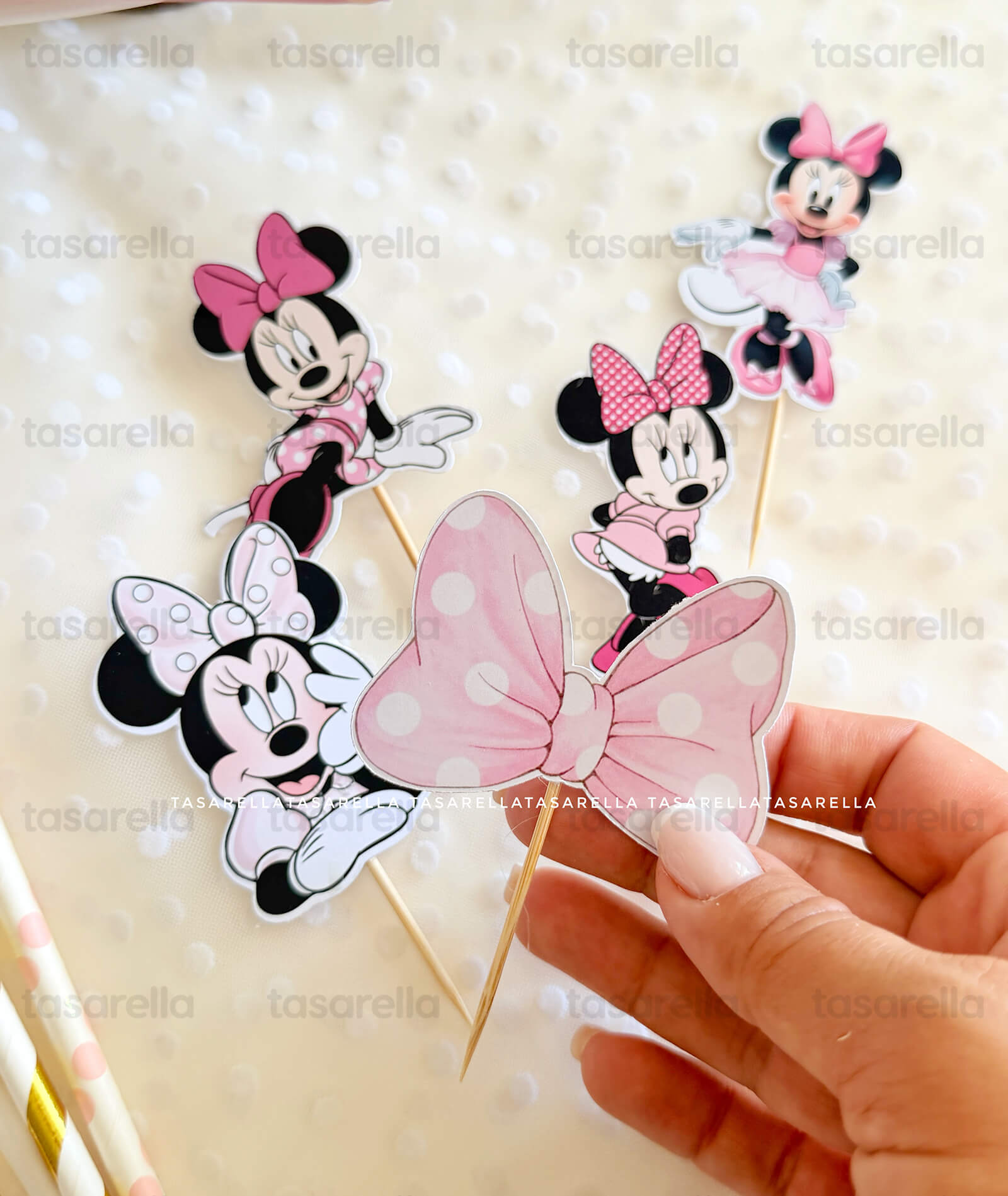 minnie mouse cupcake süsü