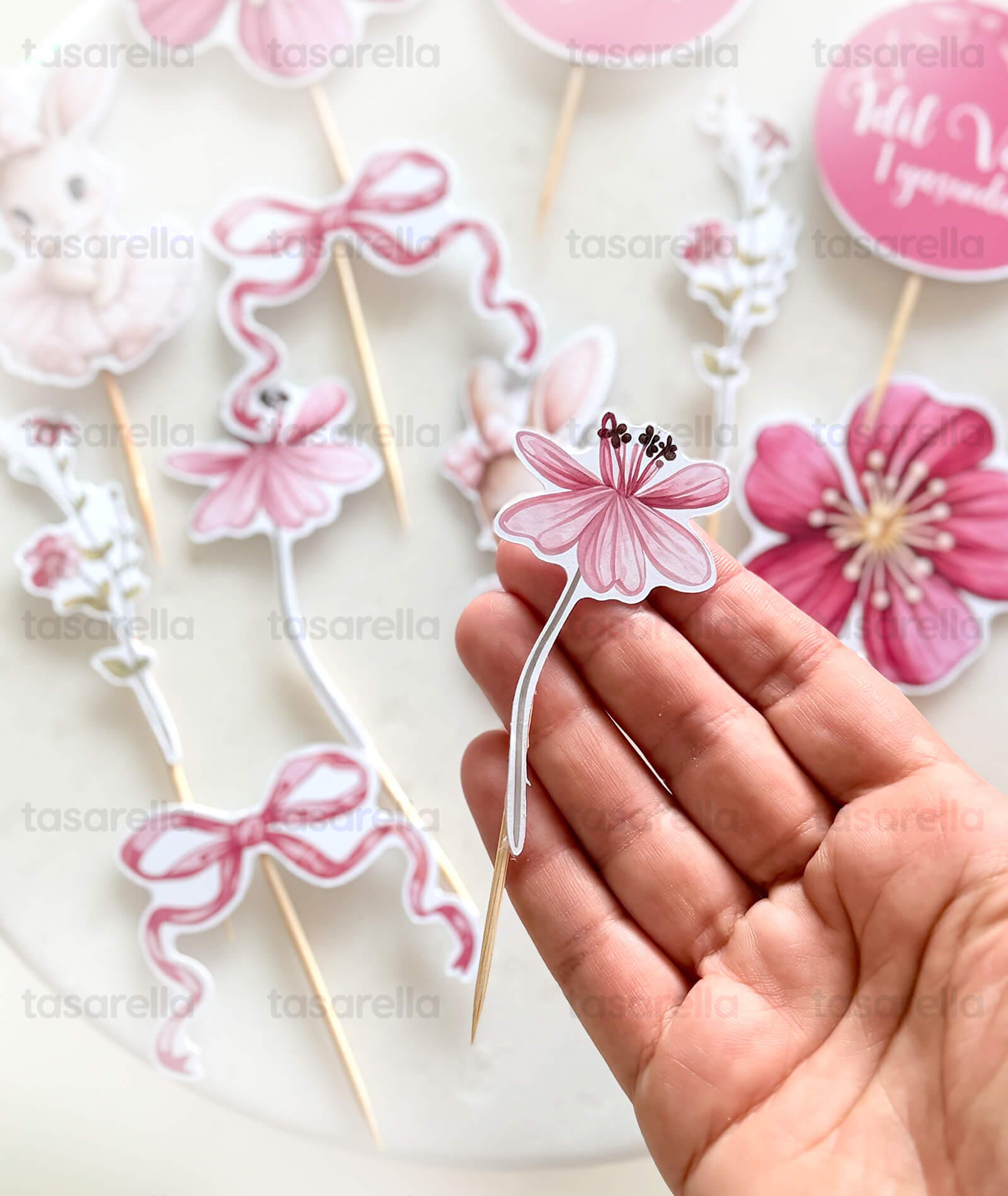 tavsan temali cupcake süslemee
